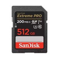 Sandisk 16086 512gb 200mb V30 thẻ nhớ SD Extreme Pro