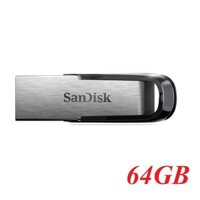 Sandisk 16862 CZ73 64GB USB SanDisk Ultra Flair USB3.0 Fashionable Metal Casing