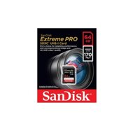 Sandisk 17768 SD 64GB 170MB THẺ NHỚ SDHC PRO