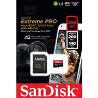 Sandisk 19165 Micro Extreme Pro 256gb 200mb A2 thẻ nhớ