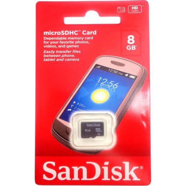 Thẻ nhớ SanDisk Micro SD Class 4 - 8GB