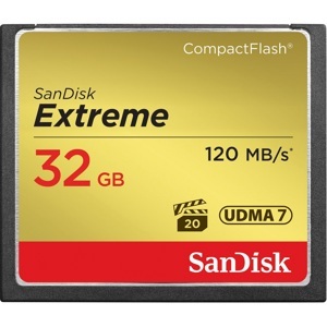 Thẻ nhớ SanDisk Extreme CompactFlash - 32GB 800X