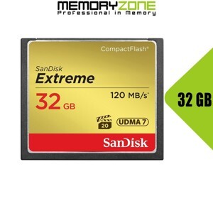 Thẻ nhớ SanDisk Extreme CompactFlash - 32GB 800X