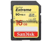 SanDisk SDHC Extreme 16GB Class 10 UHS-I tốc độ 90MB/s giá rẻ nhất