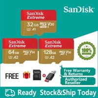 SANDISK Thẻ Nhớ Micro SD 128GB 64GB 32GB Ultra 256GB 100MB / s Class10 U1 / U3 4K Cho Điện Thoại
