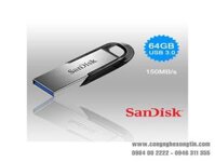 SANDISK ULTRA FLAIR USB 3.0 FLASH DRIVE CZ73 64GB