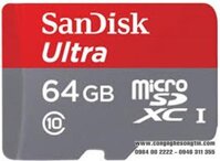 SANDISK ULTRA SDH/SDXC MEMORY CARD 64GB