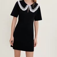 sandro spring and summer New Fashion Women's doll collar dress women's aged dress Western style slimming 220120
