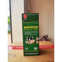 sanfodetox giải độc gan thảo dược chuyên dùng cho gà chọi , gà đá