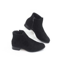 SANG CHẢNH Giày Boot Da Lộn 2.5cm Cổ Thấp Pixie X415 . . RẺ ĐẸP . new mùa thu NEW H2