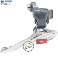 ↂ☊∋Sang dĩa xe đạp - Gạt SHIMANO Claris FD-2400 2x8 Speed Clamp 31.8mm Chính hãng