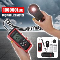 Sáng Kỹ Thuật Số Đồng Hồ 0-100000 Luxmeter Lux/FC Mét Luminometer Photometer TA813