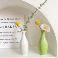 Sáng Tạo Bình Hoa Gốm Sứ Mini Bắc Âu Tối Giản Muti-màu Nghệ Thuật Thủy Canh Gốm Trồng Hoa Phòng Khách Sắp Xếp Hoa Trang Trí Văn Phòng Nhà Bàn Ăn Trang Trí Gốm Trang Trí