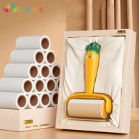 Sáng Tạo Cà Rốt Miếng Dán Con Lăn Nghiêng Xé Quần Áo Tóc Mạnh Mẽ Cuộn Bàn Chải Giấy Cuộn Hộ Gia Đình Thay Thế Cuộn Giấy