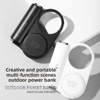 Sáng Tạo Có Thể Thu Vào Cáp Riêng Sạc Ngoài Trời Kho Báu Sạc Nhanh Nhỏ Di Động 5000mAh Power Bank