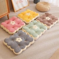 Sáng Tạo Dễ Thương Bánh Quy Hình Đệm Tatami Đệm Văn Phòng Dễ Thương / Ghế Ăn Xì Hơi Đệm Vẽ Lông Cừu Đơn Giản