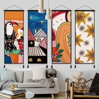 Sáng Tạo Graffiti Vải Tấm Thảm Phòng Ngủ Đầu Giường Thảm Phòng Khách Sofa Nền Tấm Thảm ins Influencer Ký Túc Xá Tấm Thảm M