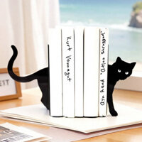 Sáng Tạo Mèo Kệ Sách Vách Ngăn Văn Phòng Bookend Clip Bookend Kệ Học Sinh Lưu Trữ Sách Giá Sách Dựa Trên Bookend Đồ Trang Trí 2318 M36S