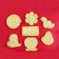 Sáng Tạo Năm Của Rắn Túi May Mắn Bánh Quy Khuôn Dễ Thương Rắn Thịnh Vượng Túi Tiền Cookie Fondant Đẩy Loại Dụng Cụ Nướng Bánh