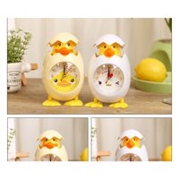 Sáng tạo phim hoạt hình trứng vỏ gà báo thức đồng hồ sinh viên quà tặng trẻ em phòng ngủ đầu trang trí món quà sinh