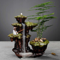 Sáng tạo Reverse Hương Lô Trang chủ Lò xông khói gốm Trà đạo Thiền Ý trong nhà Trầm hương Đàn hương Lô tra