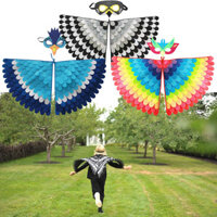 Sáng Tạo Trẻ Em Trang Phục Hóa Trang Sân Khấu Cú Cánh Công Chim Nỉ Mũi Có Mặt nạ Cho Bé Gái Bé Trai Tiệc Halloween Áo Choàng