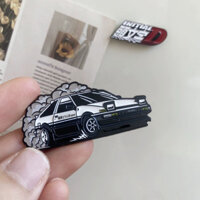 Sáng Tạo Tủ Lạnh Dán Anime Ban Đầu D Kích Thước Nhỏ Từ Miếng Dán Nam Châm Xe Trôi Lỗ Ban Trang Trí