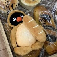 Sáng tạo và hài hước pingu "bánh mì chim cánh cụt" Búp bê sang trọng