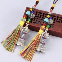 Sáng tạo xe hợp kim Tây Tạng treo xe ô tô Tua Rua Mặt dây chuyền quà tặng tại Khu thắng cảnh Lệ Giang, Vân Nam [xds]