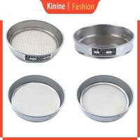 Sàng thử nghiệm bằng thép không gỉ KIN 4 10 20 60 Lưới khẩu độ Phòng thí nghiệm sàng kiểm tra tiêu chuẩn
