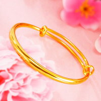 Sang Trọng Giả 24k Vòng Tay Vàng Sao Băng Tắm Bề Mặt Bóng Trượt Phong Cách Dân Tộc Vòng Tay Nữ Influencer Sống Cát Vàng Nóng @