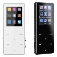 Sang Trọng Kim Loại MP4 Player Đầu Đọc Bluetooth Mỏng Di Động MP3 MP4 Media 1.8 Inch 8 GB/16 GB Music Player Quà Tặng FM Hi-Fi Pathman