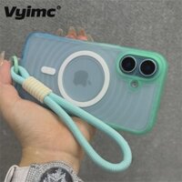 Sang Trọng Với Dây Buộc Nước Ripple Ốp lưng iPhone 16 12 13 14 15 Pro Max Gradient Matte Trong Suốt Ốp Lưng