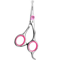 Sangelar 4.5 inch,kéo tỉa lông, dành cho chó nhỏ như Poodle, đầu tròn an toàn, không gây tổn thương da, dùng để cắt lông mi và râu cho chó và mèo