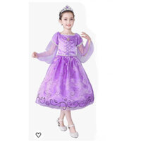 (Sẵn)Hoá trang cosplay công chúa Tóc Mây Rapunzel dài tay