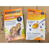 Sanostol số 6 – bổ sung vitamin tổng hơp + sắt cho bé từ 6 tuổi và người lớn  Chai 460ml