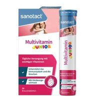 Sanotact Multivitamin Junior – Viên sủi bổ sung 13 loại vitamin từ Đức cho trẻ em từ 3 tuổi