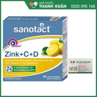 Sanotact Zink +C+D tăng cường sức đề kháng