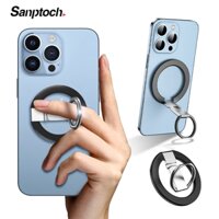 Sanptoch Cho Hợp Kim Từ Tính Giá Đỡ Nhẫn Điện Thoại Cho iPhone 16 / 15 / 14 / 13 / 12 Full Series Cho Mag Ngón Tay Nhẫn Cầm Đứng Điều Chỉnh Miễn Phí Chân Đế