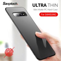 Sanptoch Siêu Mỏng Tẩy Tế Bào Chết Cứng Trường Hợp Dành Cho Samsung Galaxy Samsung Galaxy S10 S9 S8 Plus S10E S7 Edge Ốp Lưng Điện Thoại Galaxy note 9 8 lưng PC Matte Vỏ Bảo Vệ LazadaMall