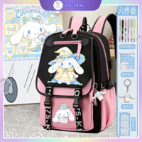 Sanrio Balo đi học Sức Chứa Lớn nhiều ngăn chống nước balo siêu nhẹ Trọng lượng nhẹ balo trẻ em Lớp 3-6