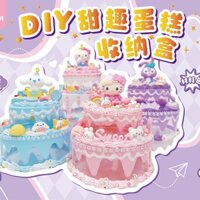 SANRIO Bộ Keo Dán Đồ Chơi Làm Bánh Kem Thủ Công diy Cho Bé Gái