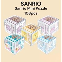 SANRIO Bộ Xếp Hình 108 Mảnh Hình Kuromi / Pompompurin / Cinnamoroll