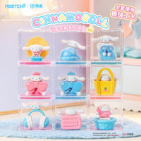 Sanrio Cinnamoroll Tủ Quần Áo Dễ Thương Hộp Ngẫu Nhiên Hộp Mù Micro Hình Đồ Chơi Có Hộp Trưng Bày