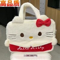 Sanrio Dễ Thương Sinh Viên Dung Tích Lớn Cô Gái Trái Tim kt Mèo Túi Laptop Túi Xách Hello Kitty / / 2.28