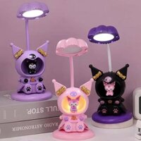 Sanrio Đèn Led Để Bàn Bảo Vệ Mắt Có Đồ Chuốt Bút Chì Sạc Cổng Usb