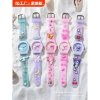 Sanrio Đồng Hồ Nữ Học Sinh Tiểu Học Mẫu Giáo Chỉ Đồng Hồ Thời Gian Chống Thấm Nước Trẻ Em Đồng Hồ Điện Tử Nữ Phong Cách Kuromi Nam
