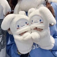 SANRIO Găng Tay Bông Chống Lạnh Dễ Thương Cho Nữ