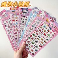 Sanrio Hello Kitty Dán Kuromi Trẻ Em Hoạt Hình Dễ Thương Tự Dính Sổ Tay Trang Trí Dán Sổ Tay Phần Thưởng Dán #WJ1231#