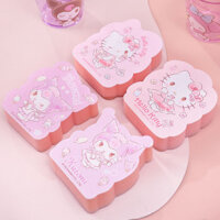 Sanrio HelloKitty Kuromi Xốp Lau Bền Dày Nồi Rửa Bát Nồi Rửa Hai Mặt Nhà Bếp Cọ Rửa Miếng Lót